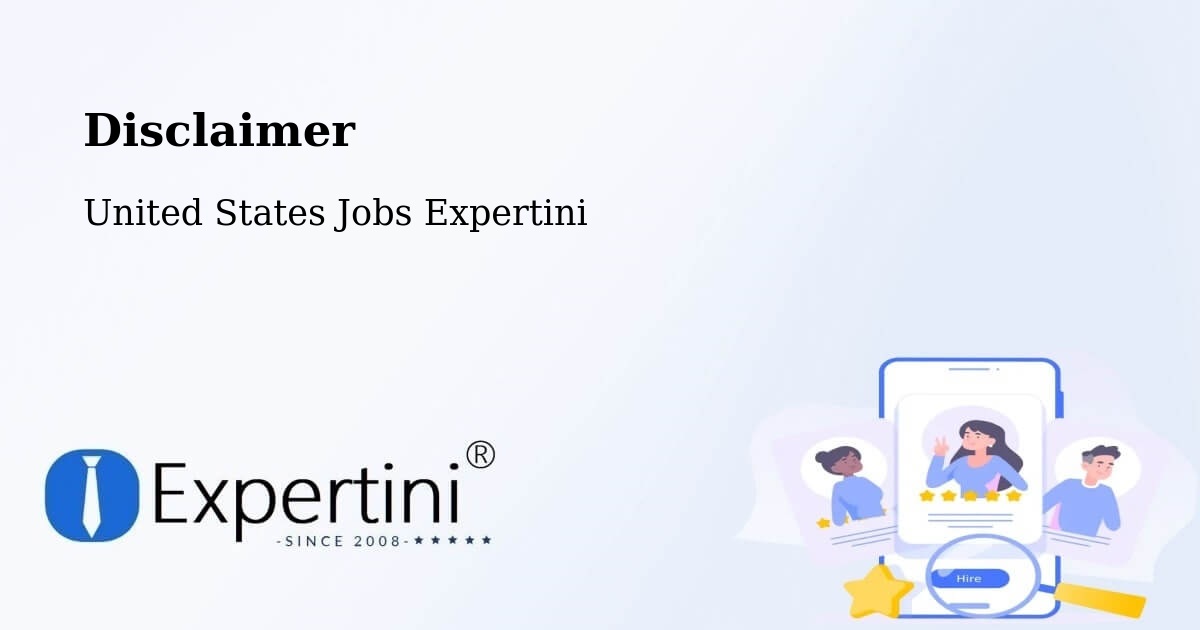 Disclaimer – Vinita Park - United States Jobs Expertini